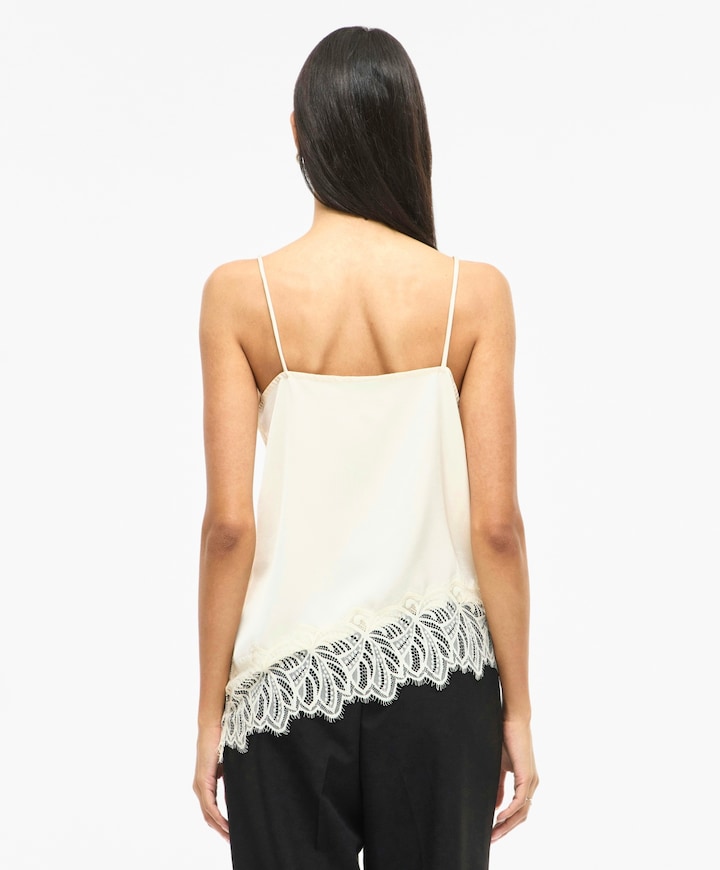 Dames top ecru