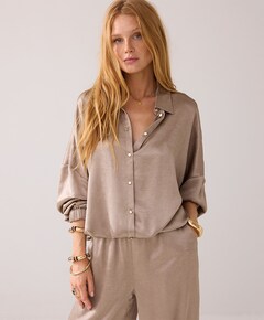 Dames blouse beige