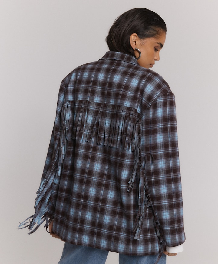 Dames blazer bruin