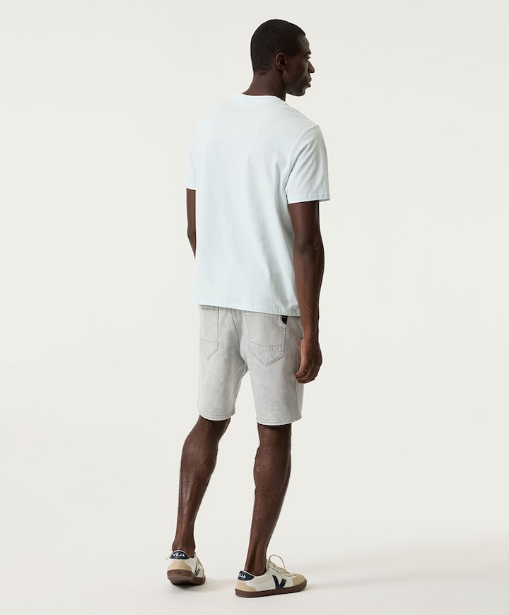 Heren T-shirt blauw