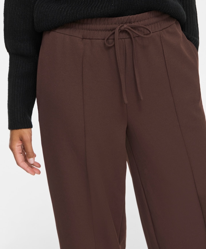 VICLUA HW WIDE PANTS-NOOS dames broek bruin