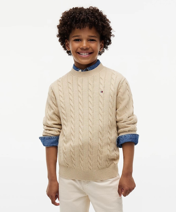 Jongens trui beige