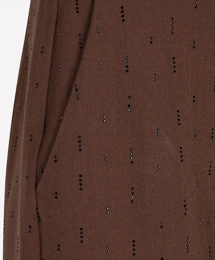 Dames blazer bruin