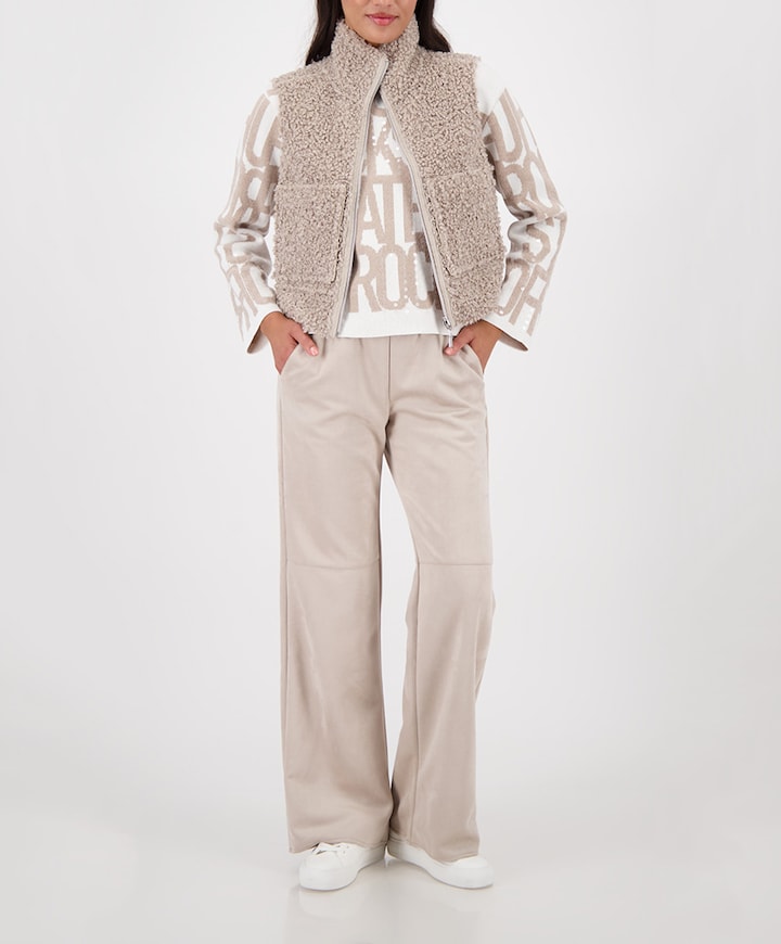 Dames bodywarmer beige