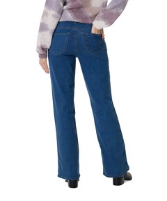 Wide leg broek blauw