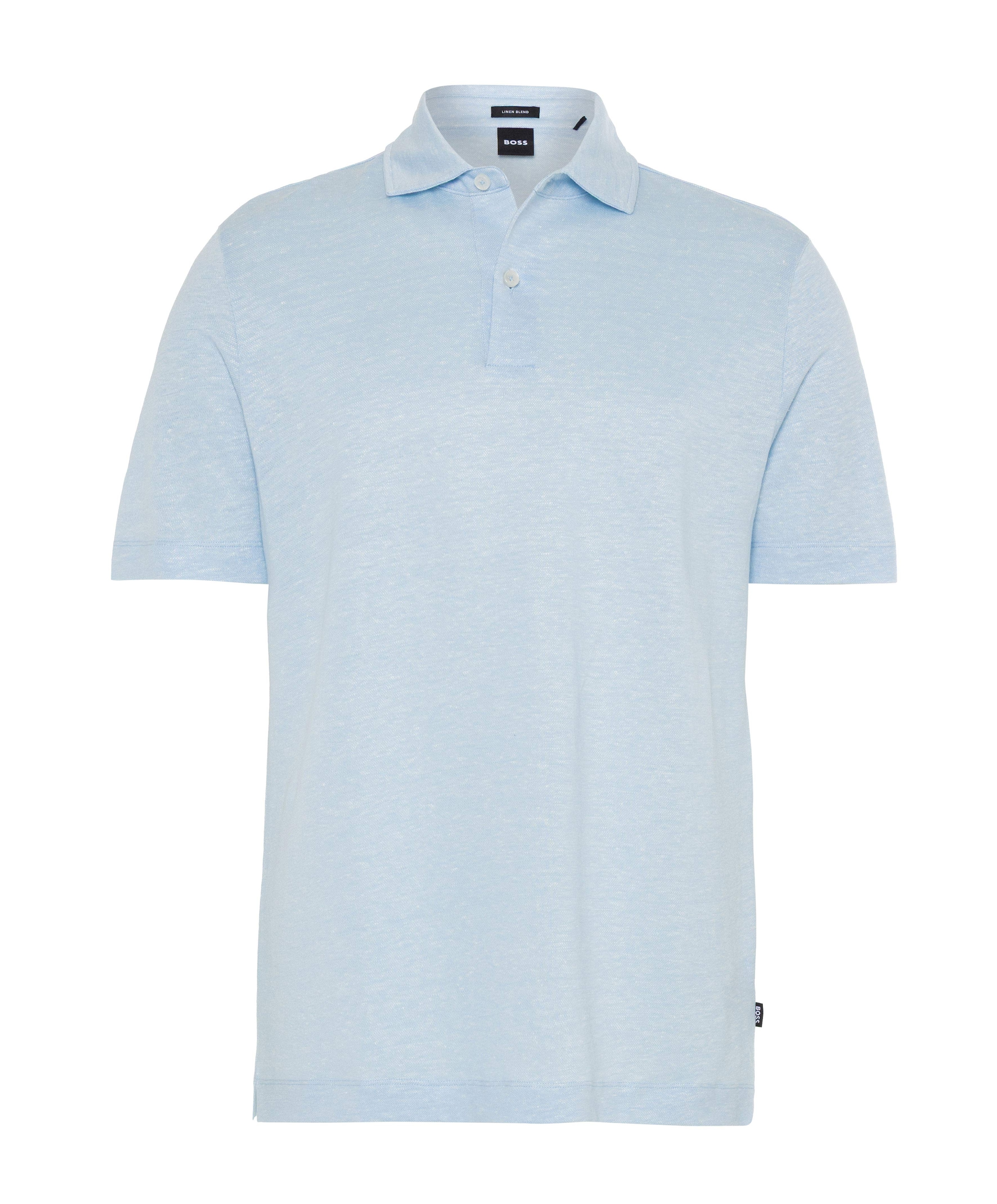 Heren polo blauw