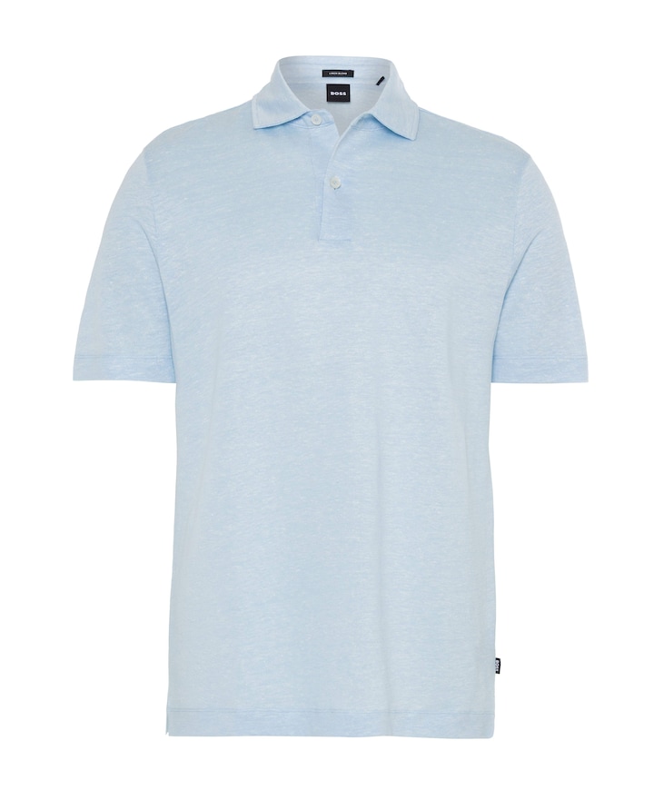 Heren polo blauw