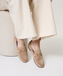 dames loafers beige