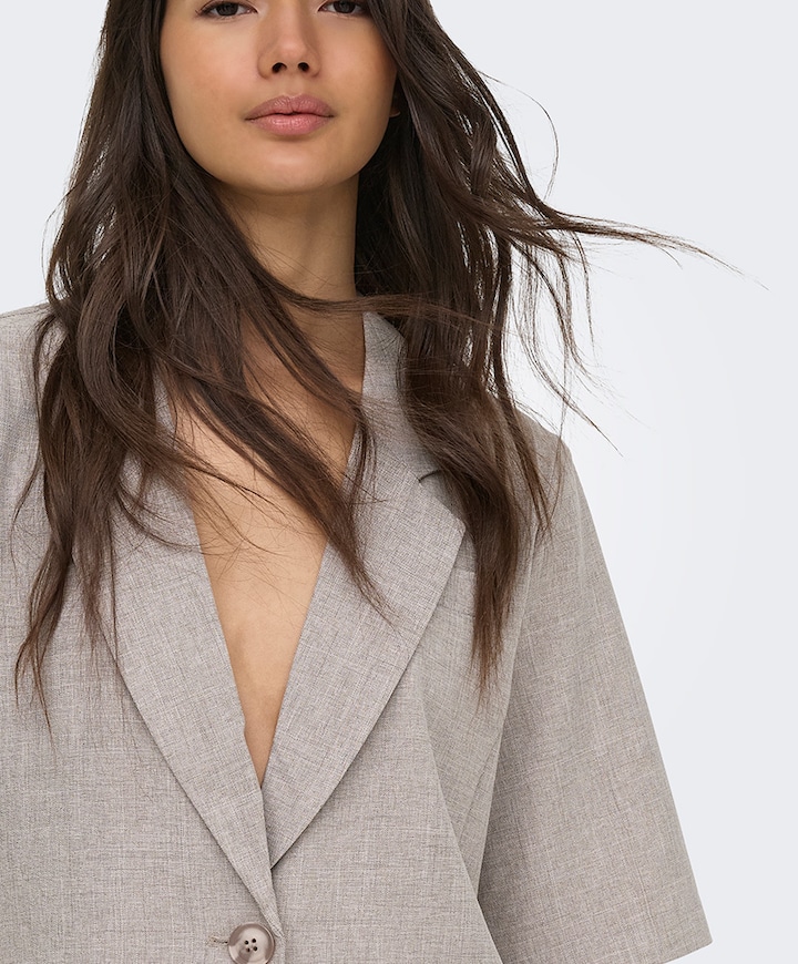 Dames blazer beige