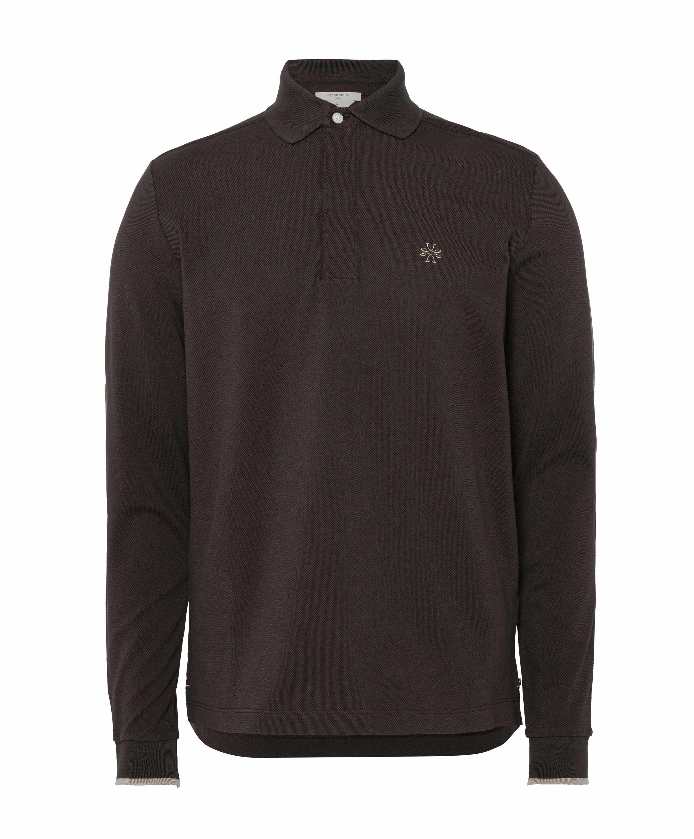 Heren polo bruin