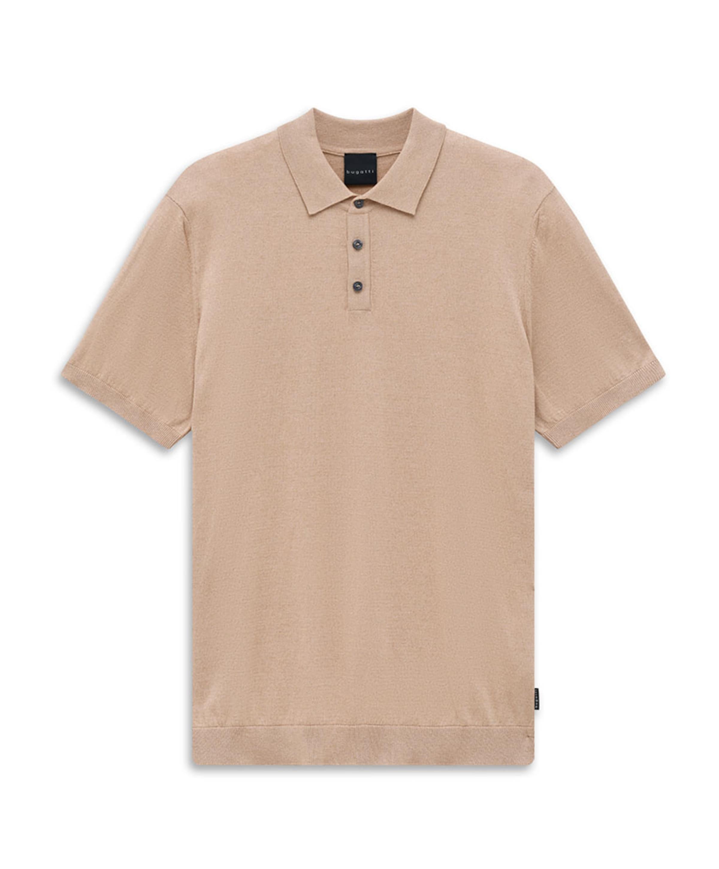 Heren polo beige