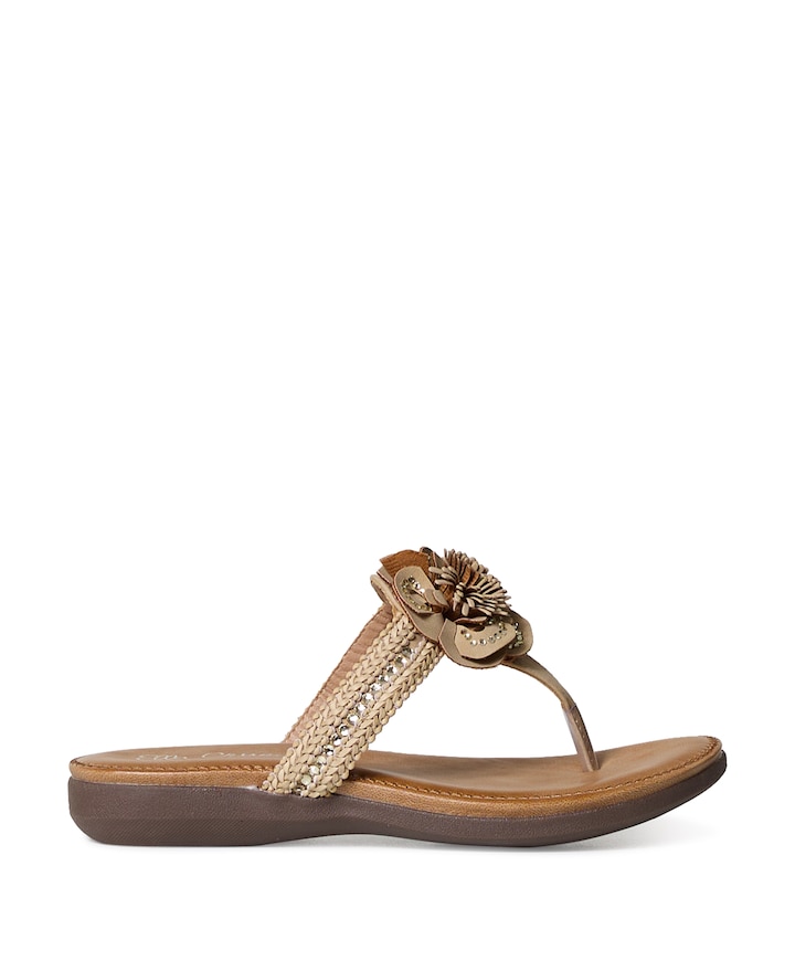 Zaviery dames slippers beige