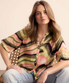 Dames blouse multicolor