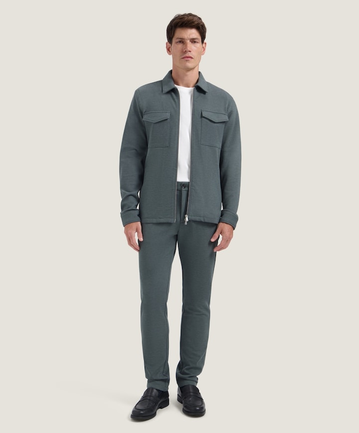 Heren overshirt groen