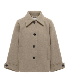 Meisjes jas beige