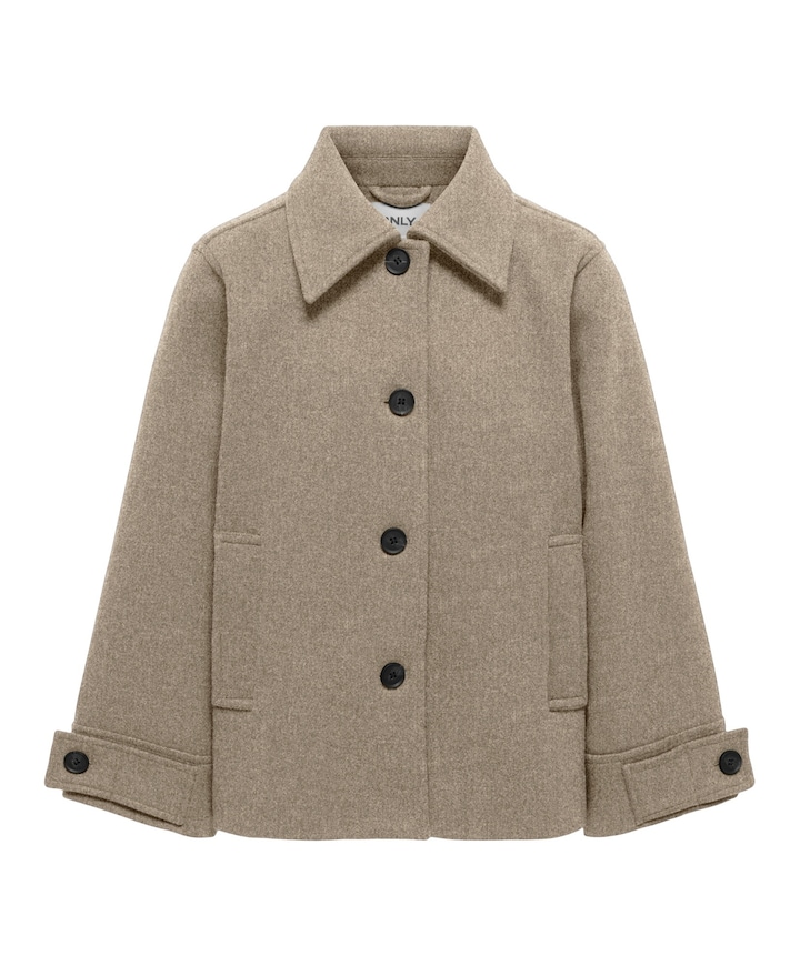 Meisjes jas beige