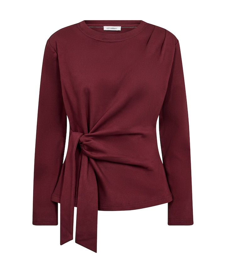 Dames longsleeve bordeaux