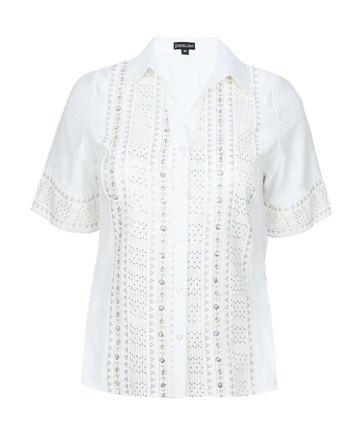 Dames blouse ecru