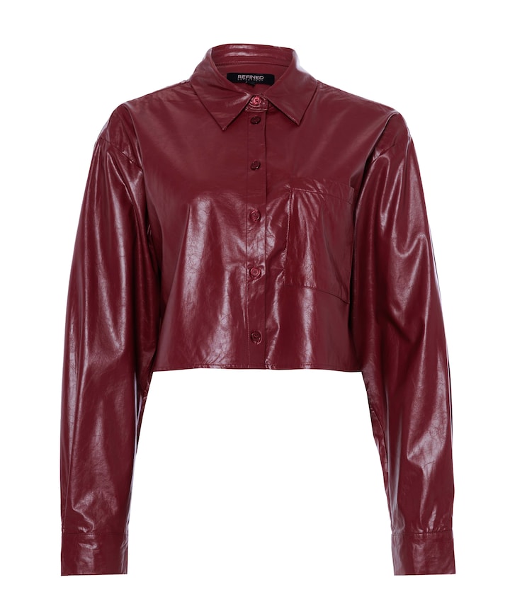 Dames blouse bordeaux