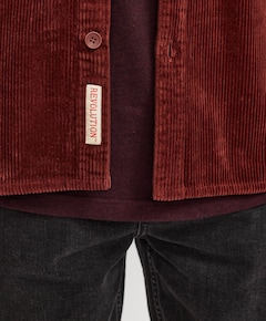 Heren overshirt rood