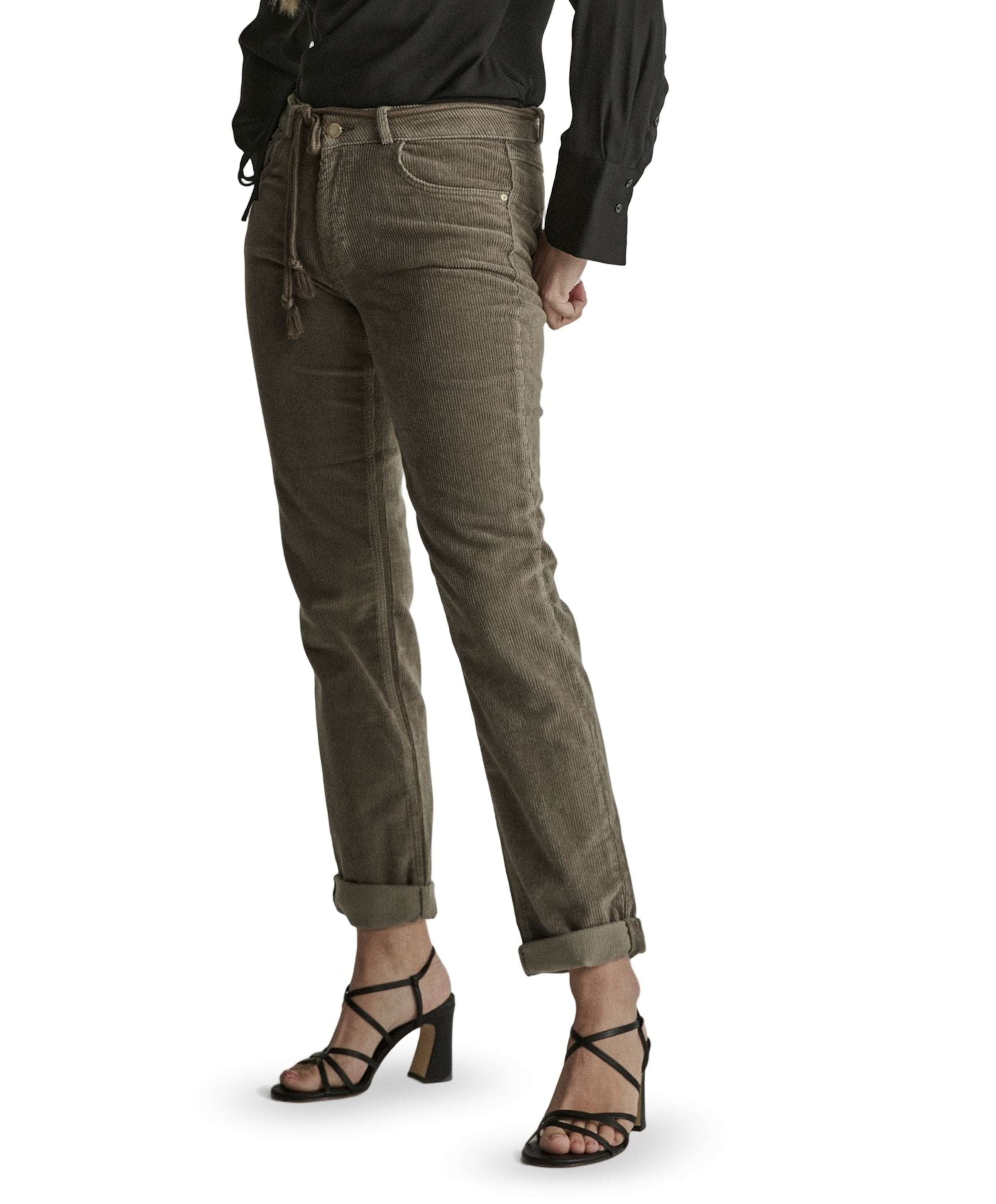 Bobby - Vintage Corduroy - 001 - Bl dames broek groen