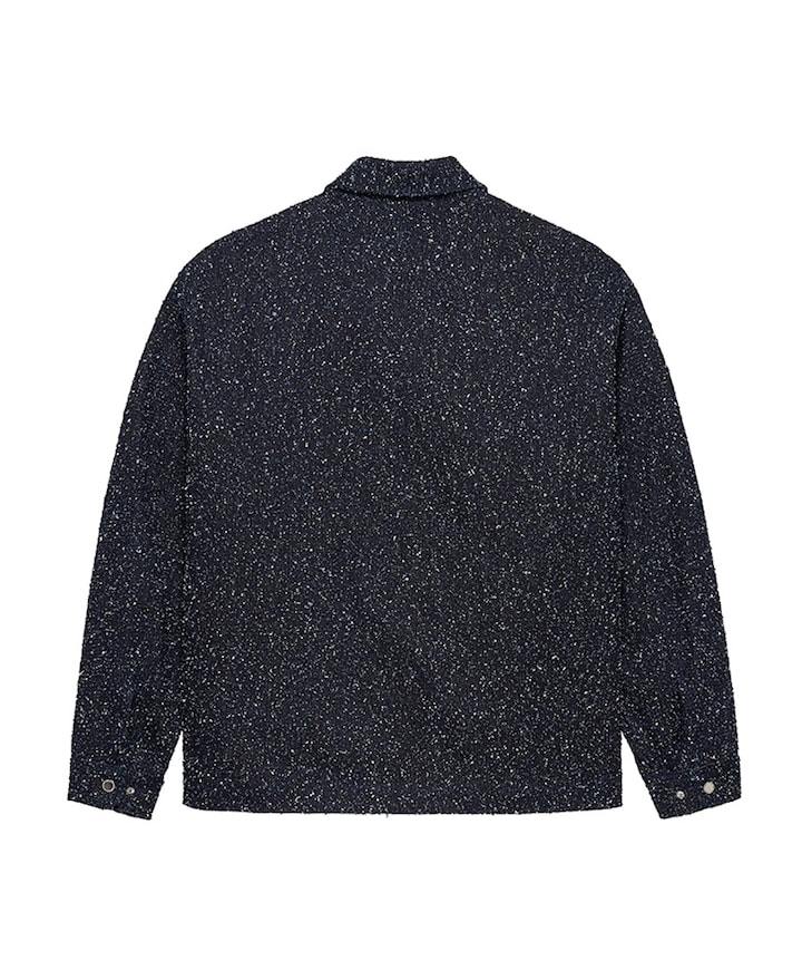 Heren overshirt blauw