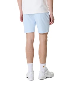 heren korte broek blauw
