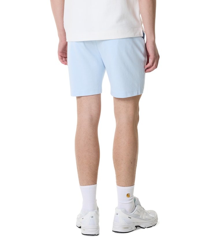 heren korte broek blauw