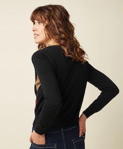 Dames vest zwart