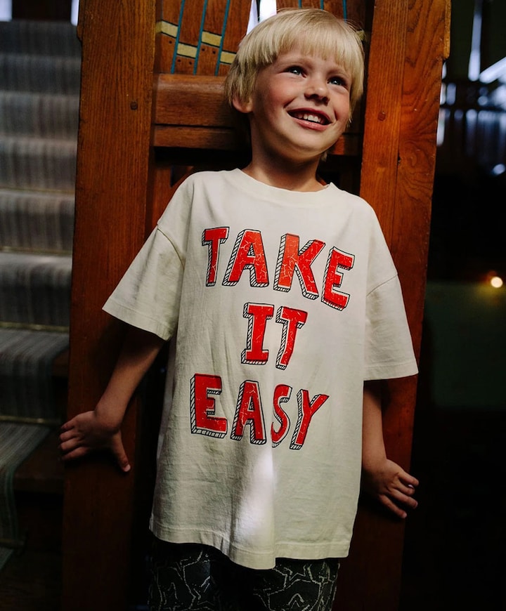 Jongens t-shirt ecru