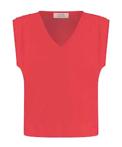 Dames top rood