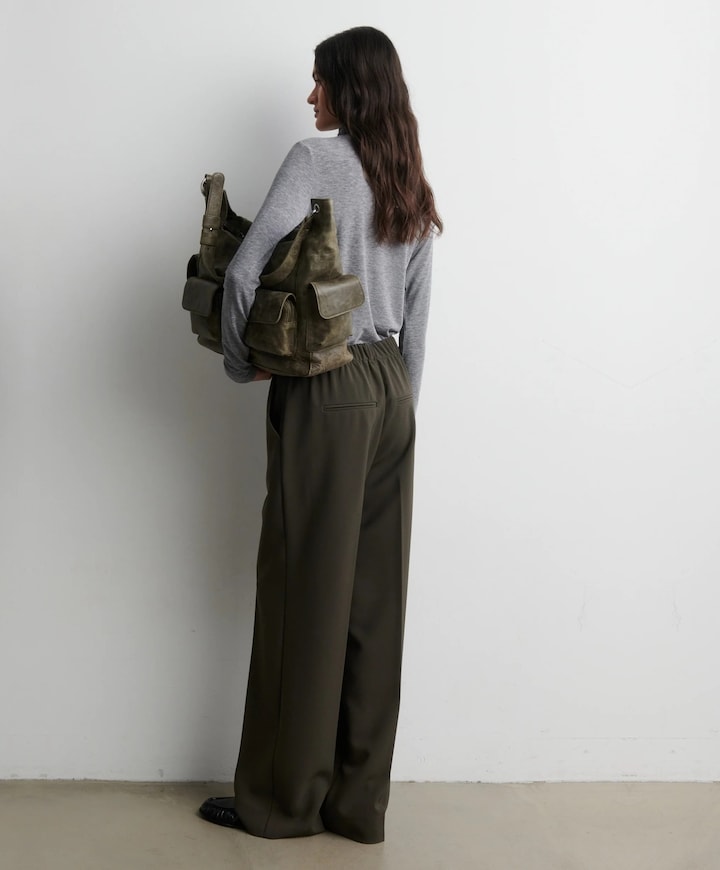 Fique Classic Trousers dames broek groen
