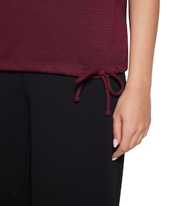Dames T-shirt bordeaux