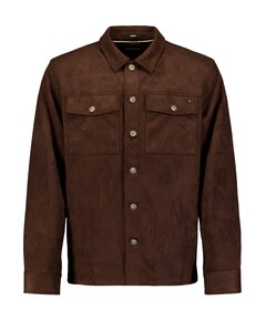 Heren overshirt bruin