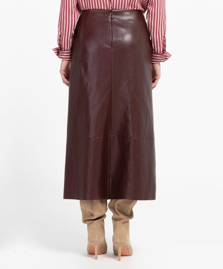 Dames rok bordeaux