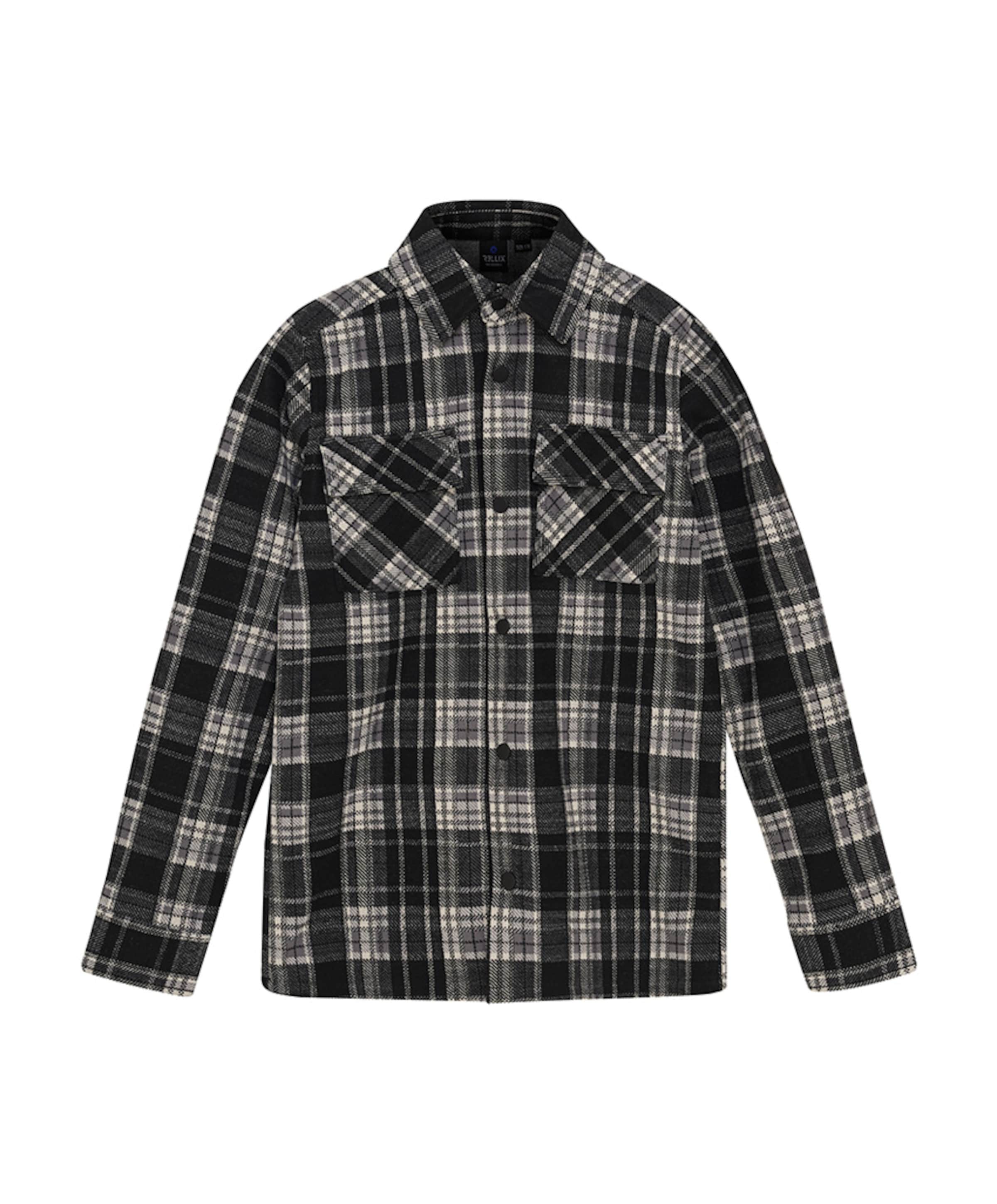 Jongens overhemd lange mouw zwart