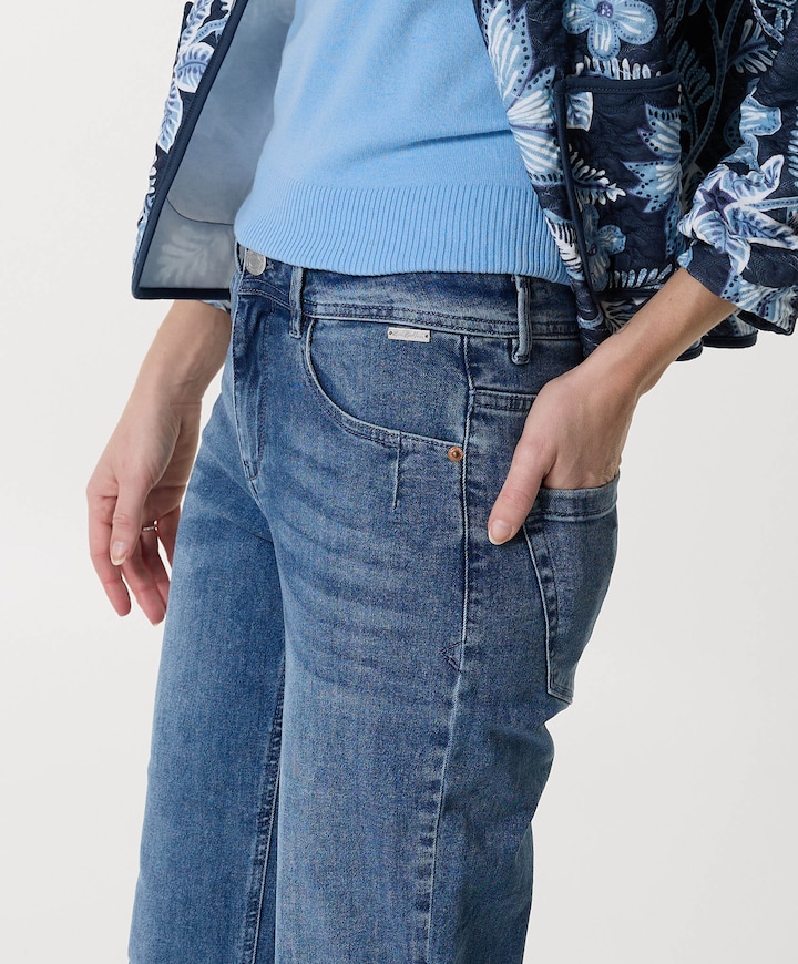 Colette 5-pocket stone used dames jeans blauw