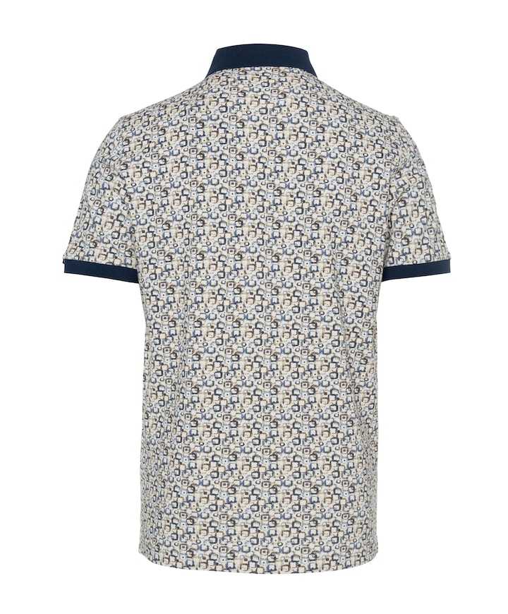 Heren polo beige