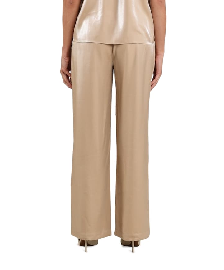 Rubi Shiny dames broek beige