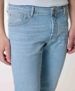 Nick Slim 5 pkt heren jeans blauw