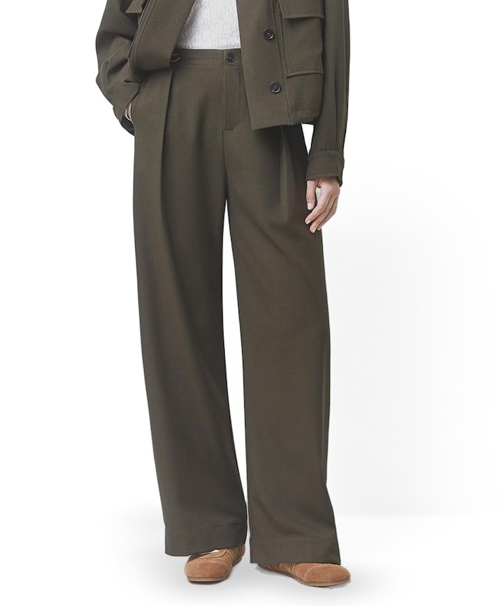 dames pantalon groen