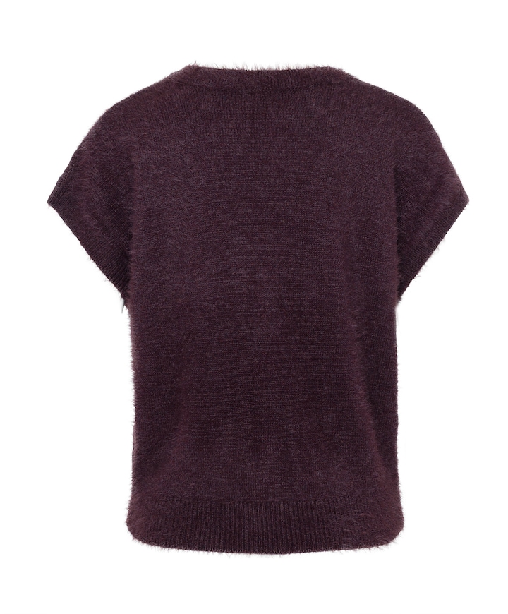 Dames gilet bordeaux