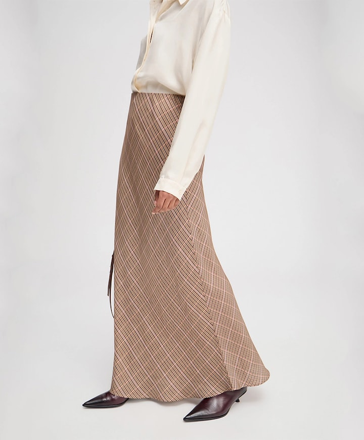 Dames rok beige