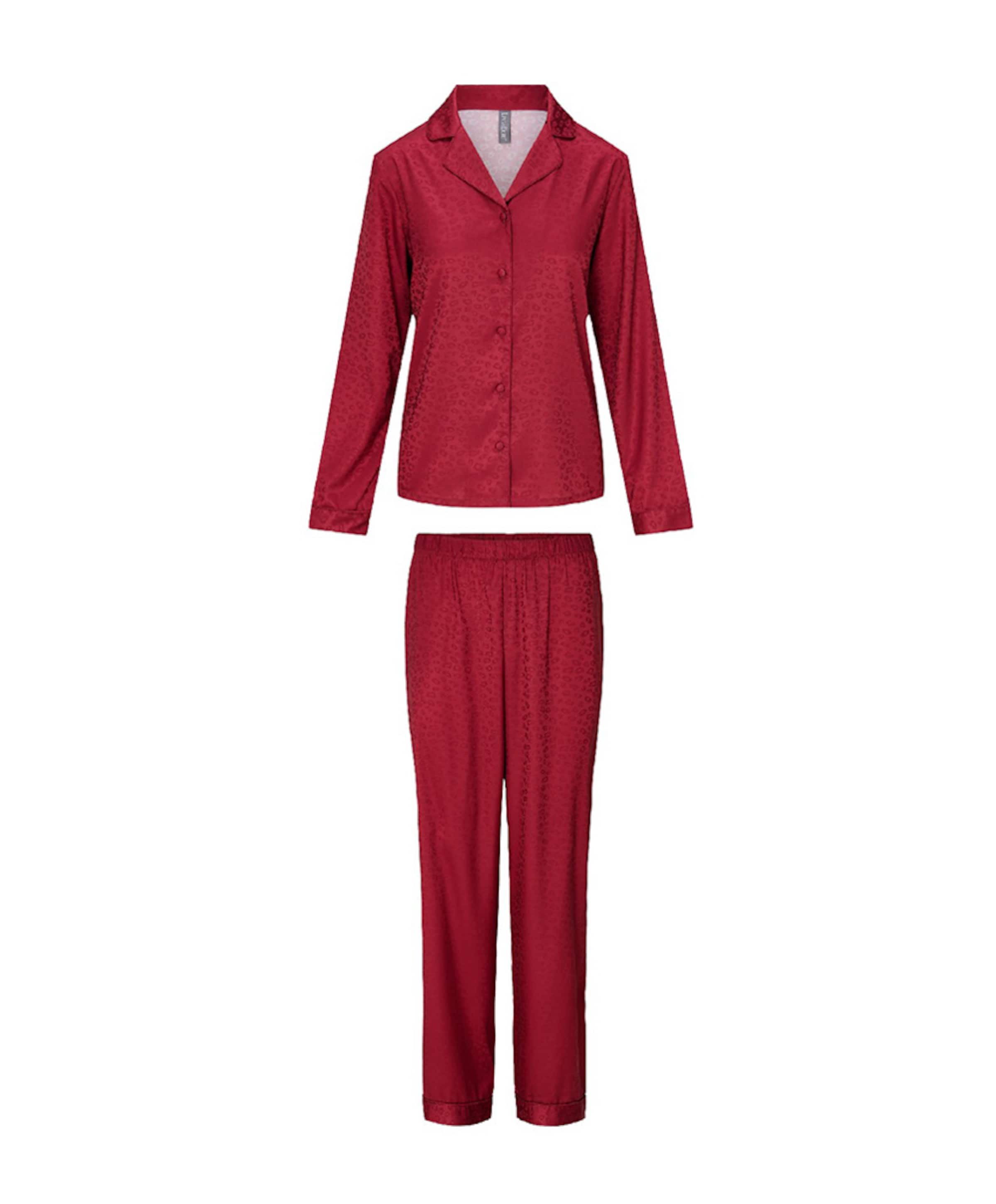Dames pyjama bordeaux