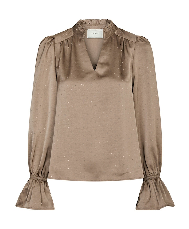 Dames blouse beige