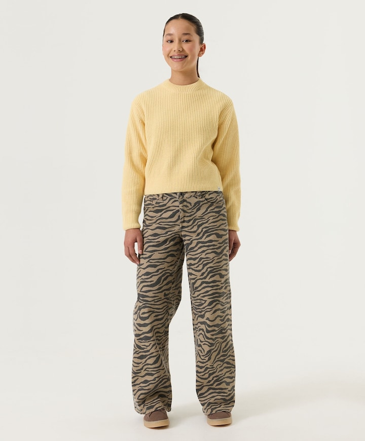 W262721 meisjes broek beige