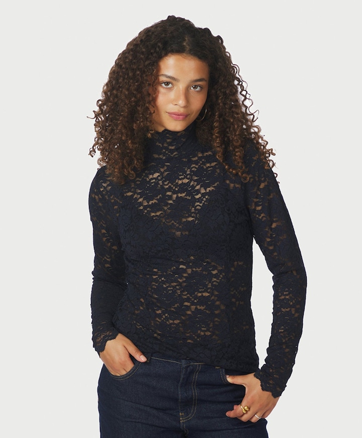 Dames top blauw