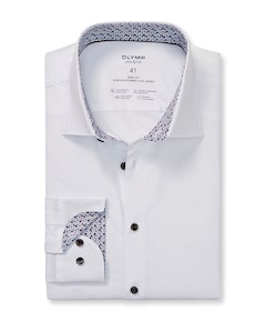 Heren overhemd lange mouw wit