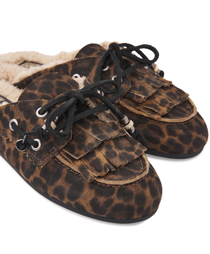 June Jutta dames clogs bruin