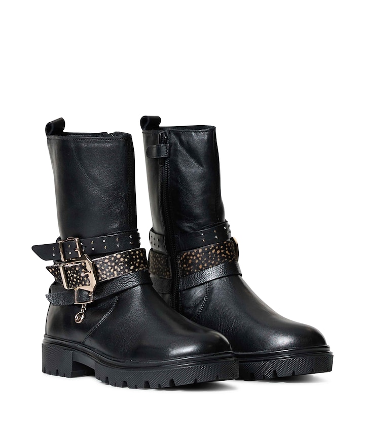 Oxmos meisjes boots zwart